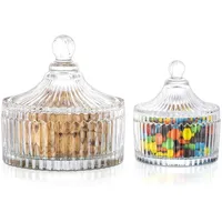 luxuskollektion Vorratsglas Glasbehälter transparent 250 ml / 650 ml