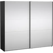 Tvilum Schiebetürenschrank Como 245 x 220 x 0 cm Schwarz
