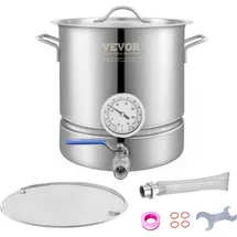 Vevor Braukessel Bierbrauanlage Heimbrauanlage 18,93 L Brauerei Gärtopf Edelstahl