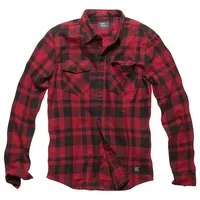 Vintage Industries Austin Check Shirt rot, Größe S