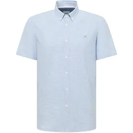 Mustang Kurzarmhemd Blau 3XL