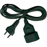 Brennenstuhl Kunststoff-Verlängerungskabel Euro Stecker/ Kupplung 5m schwarz