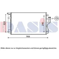 AKS DASIS Kondensator, Klimaanlage