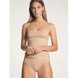 CALIDA Natural Comfort Spaghetti-Top Beige S