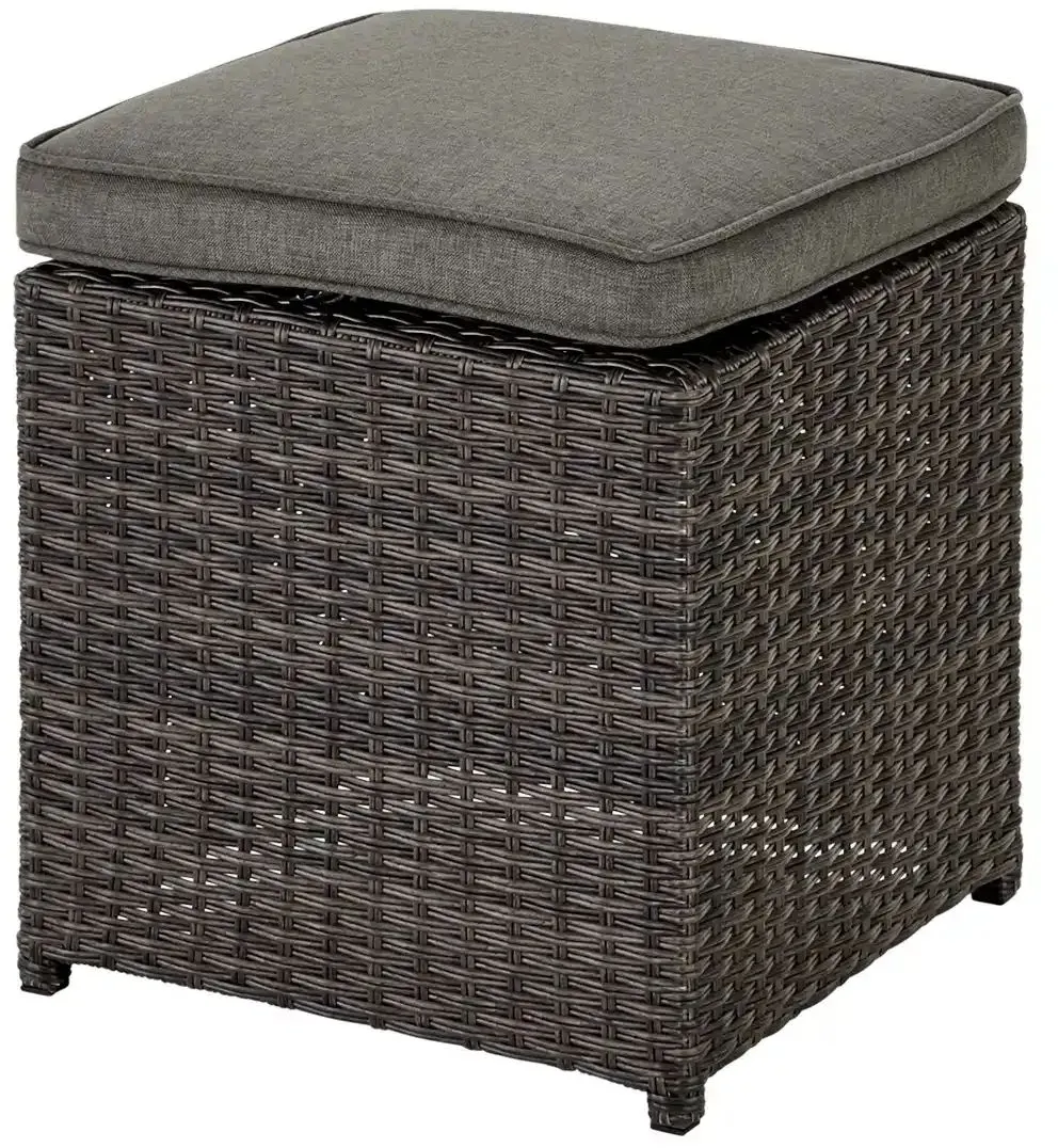 a casa mia Hocker  Padua , grau , Maße (cm): B: 40 H: 40 T: 40.0