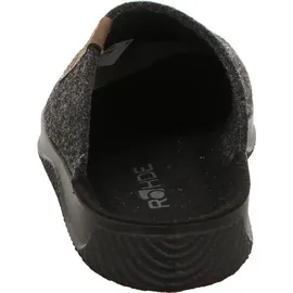 ROHDE Damen, Frauen, Pantoletten, Slipper,Sandalen,Freizeitschuhe,Schlupfschuhe,schluepfschuhe,Slipper,Slides,Slip-ons,Mules,ANTHRAZIT,41 EU - 41 EU
