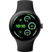 Google Pixel Watch 3 45 mm Bluetooth + LTE matte black Sportarmband obsidian