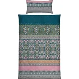 Erwin Müller Mako-Satin Bettwäsche in blau | Gr.: 240x220 cm (80x80 cm)