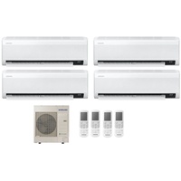 SAMSUNG Wind-free ELITE Multi 4x2,0kW WIFI Klimaanlage Aggregat 8,0kW