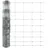 casa pura Wildzaun 1,2 x 50 m silber