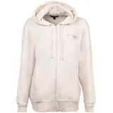 Armani Exchange Sweatjacke - Reißverschluss, Kapuze, Logo weiß, S