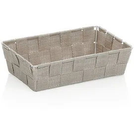 Kela Aufbewahrungskorb Alvaro 23 x 15 x 6 cm 1-tlg. silbergrau
