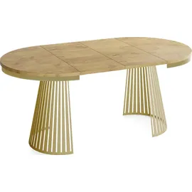 WFL GROUP Naro Ø 120 cm braun/gold