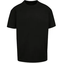 Build Your Brand sportliches Build Your Brand Herren T-Shirt Oversize 240 g/m2 mit Baumwolle Schwarz - L