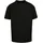 Build Your Brand sportliches Build Your Brand Herren T-Shirt Oversize 240 g/m2 mit Baumwolle Schwarz - L