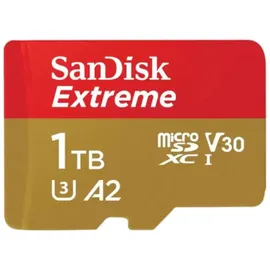 SanDisk Extreme 1TB bzw. 1024GB microSDXC Speicherkarte (1000 GB)