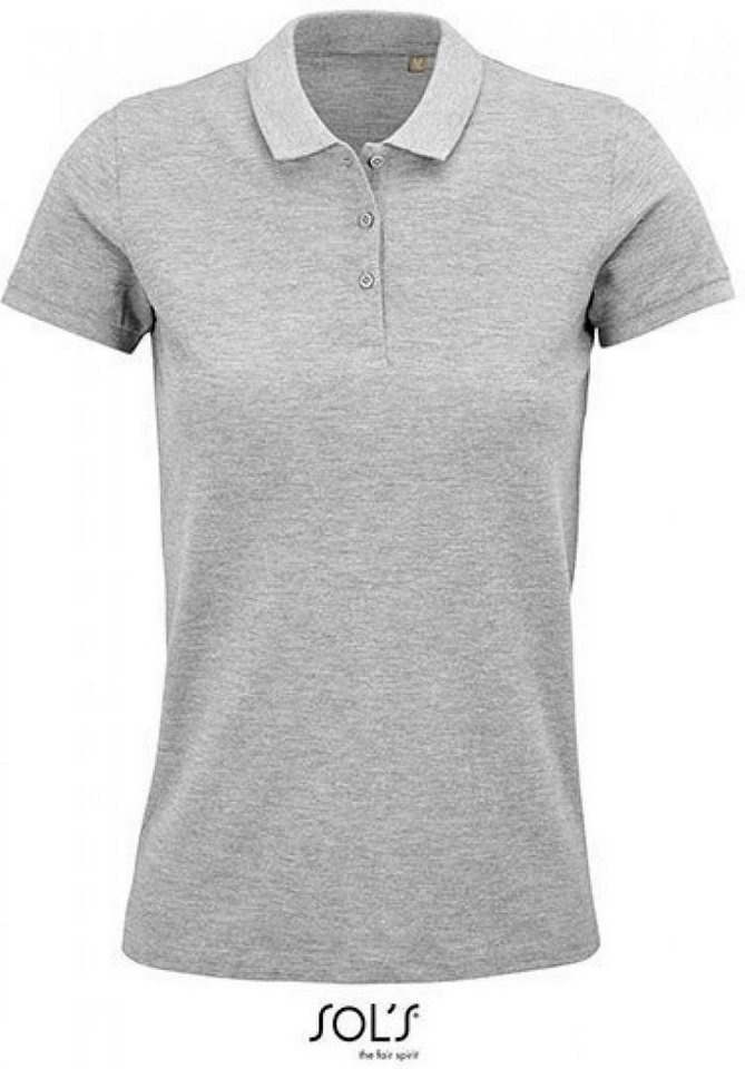 SOLS Poloshirt Damen Polo, Planet Women Polo Shirt, 100% Bio-Baumwolle M