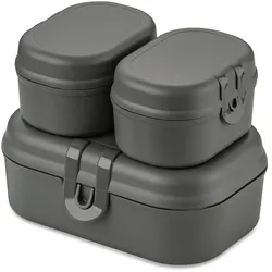 Koziol - Pascal Ready Mini Lunchbox-Set, nature ash grey