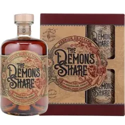 The Demon’s Share Rum 6 Jahre Geschenkset - Blechdosen 40% Vol. 700ml