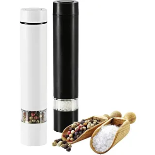 GOURMETmaxx Salz-, Pfeffermühle Weiß, Schwarz 1St.