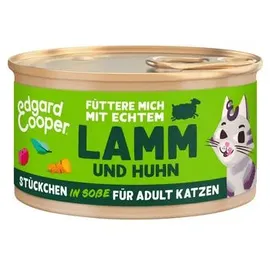 Edgard & Cooper Nassfutter Lamm & Huhn 18 x 85 g
