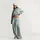 adidas Soft Lux Straight Leg Jogginghose Wonder Sage M