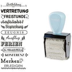 Trodat Stempel + Stempelkissen Set Creativ Mini »Schulplaner«