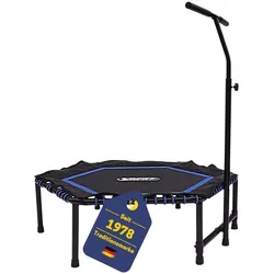 Best Sporting Fitness und Sport Trampolin mit Griff I hochwertiges Sport Trampolin Indoor I Fitness Trampolin 120 x 108 cm I Trampolin Fitness mit verstellbarem Griff I Sportgeräte Zuhause