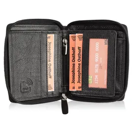 Josephine Osthoff Handtaschen-Manufaktur Josephine Osthoff Geldbörse schwarz