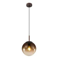 GLOBO Design Pendel Decken Leuchte Wohn Ess Zimmer Glas