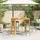 vidaXL Gartenbar Set 5-tlg. Grau