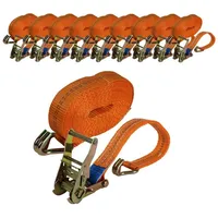 Trutzholm 10x Profi Ratschen Spanngurt Spanngurte Zurrgurt 2-tlg 6m