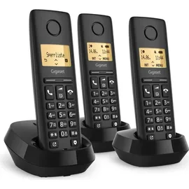 Gigaset Pure 100 Trio schwarz