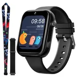 Save on OKYUK T45 Smartwatch Kinder, 4G Kinder smartwatch, GPS Tracker Kinder,Armbanduhr Kinder Junge,kinderuhr mit Video Phone Call, Nachrichten, Schulmodus, SOS-Funktion, Kamera und Schrittzähler (Schwarz) and more