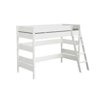 Paidi Spielbett Tiago 90 x 200 cm Holznachbildung weiß