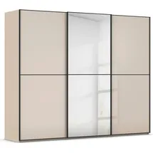 Rauch Schwebetürenschrank SCALE-DUO 271 x 223 x 68 cm Beige/Schwarz