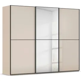 Rauch Schwebetürenschrank SCALE-DUO 271 x 223 x 68 cm Beige/Schwarz