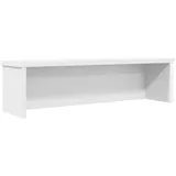 vidaXL Küchenregal Stapelbar Weiß 60x15x16 cm Holzwerkstoff