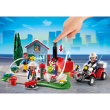 Playmobil City Action Jubiläums-KompaktSet Feuerwehreinsatz inkl. Quad 5169