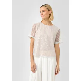 s.Oliver Pailletten-Shirt beige 44