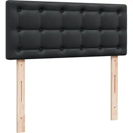 vidaXL Boxspringbett 120 x 200 cm Schwarz