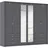 Drehtürenschrank WILDBERG 275 x 231 x 58 cm Grau