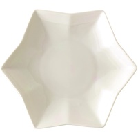 Hutschenreuther 02048-800001-25381 Nora Weiß Bone China Sternschale, 21cm x
