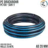 BEVO - PE Druckrohr Ø 20 x 2,0 mm - Länge 25 M - PE 80/sdr 11/12,5 Bar/dvgw