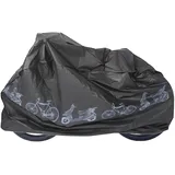 Bike Fahrradabdeckung Wasserdicht,Schwarz Fahrradgarage Schutzhülle Fahrrad Regenschutz Fahrrad Garage Outdoor Fahrradplane,Fahrradschutz Abdeckplane für Mountainbike Elektroauto 200x100 cm