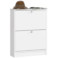 Home collective Schuhschrank mit 2 Flügeltüren, Elegant, Flur, Schlafzimmer,
