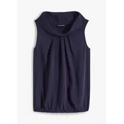 bonprix Blusentop, blau, 48