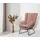 Fun Möbel Sessel Artemis Stoff Kronos 1 x 10 Farben 70 x 80 x 90 cm Rosa mit Kissen