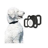 Artwizz PetStrap Case kompatibel mit Apple AirTag - Silikon Hülle als GPS-Tracker und Anhänger für Hunde/Katzen Halsband - Schwarz - 2 Stück