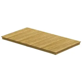 Zebra Technologies Zebra Derex Tischplatte 100x180cm aus recyceltem Teakholz